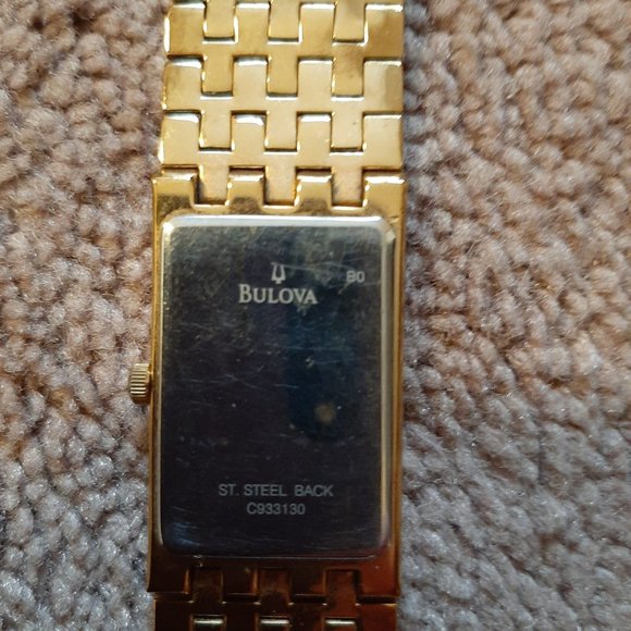 Caravelle by Bulova Men's Gold Watch with Crystals - Picture 3 of 3